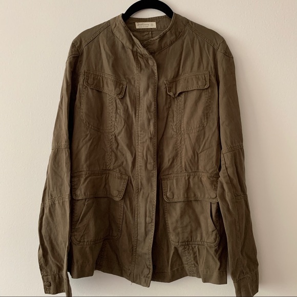 Khaki Just Living Light Jacket - Picture 7 of 7